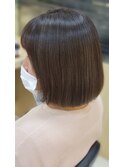 繊細つやつや白髪ぼかしハイライト