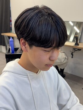 エルマーク(L-MARK) センターパートニュアンスパーマ韓国カルマパーマコンマヘア