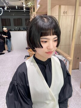 ゼストソエル(ZEST soell) 個性派ボブ 立川 レイヤーカット /e