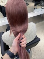 ペレ 栄店(PELE) 黒髪/グレーベージュ/レイヤーロング/ブリーチ/栄/名駅