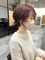 アノネ(anone)&nbsp;ショート×ピンクベージュ