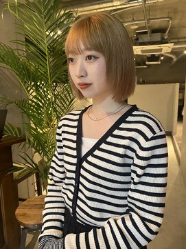 ソイリウム 下北沢(soi rium) ベージュカラー_ボブスタイル