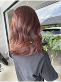20代30代40代髪質改善カラーオルチャンヘアくびれレッド