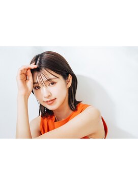 アクトヘアー(a.c.t hair) 外ハネ×シースルーバング