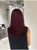 ブリーチなしレッド
