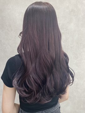 ルノン フィージュ(LUNON fieju) ラベンダー/グレージュ/Wカラー/くびれ巻き