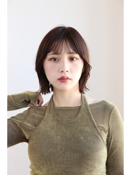 ヘアーアンドメイク エクリ 不動前店(Hair&Make equri) 【目黒不動前】切りっぱなしボブフェイスレイヤー