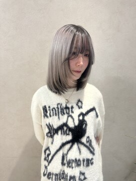 フレーム 博多店(FRAME) ホワイトアンブレラカラー×レイヤーボブ【福岡/博多】