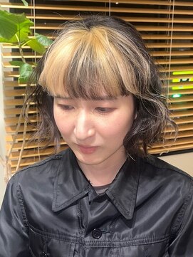 カンナ オーガニック ヘアデザイン(CANNA ORGANIC & HAIR DESIGN) 前髪デザインカラー