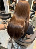 ストレートロング/ブラウンベージュ