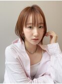 [澤口] ミニウルフレイヤーカット顔周り前髪韓国ボブ/錦糸町