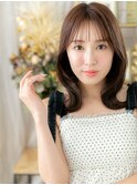 大人ガーリー透けバングモテ髪ひし形レイヤーc7川口20代30代40代