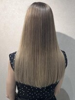 エイクス ヘア デザイン×美髪クリニック 千葉(AQs hair design) 品よく甘く、ホワイトミルクティーカラー♪小西 輝