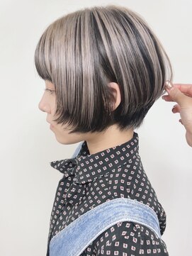 モリオフロムロンドン 原宿本店(morio from London) 【morio原宿】似合わせショート アンブレラカラー