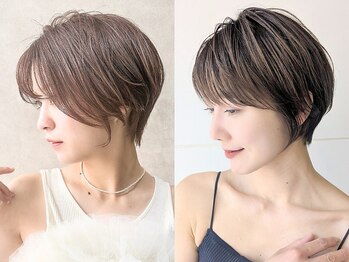 enx 鶴ヶ峰店　ショートボブ/オージュア/髪質改善カラー/前髪縮毛矯正/白髪染め