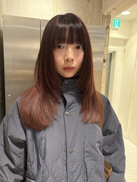 loca 冬カシスカラー×サラツヤレイヤー