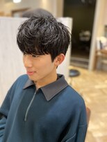 オーセンヘア(AUTHEN.HAIR) 【仙台】メンズマッシュ×ポイントパーマ