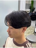 王道フェザーパーマ