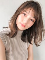 リヤン 表参道(lyann) 前髪艶感愛され美髪イメチェンくせ毛風カールピンクベージュF