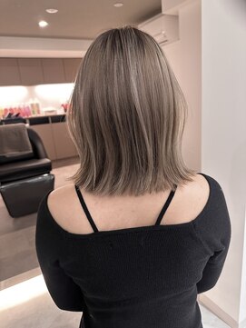 リリット(ReLit) ヨシンモリハイライト髪質改善オリーブグレーココアベージュ黒髪