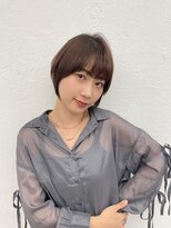 サラジュ 西宮北口店(SARAJU) 丸みショートボブ前髪あり