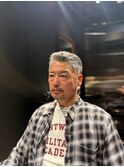 大人海外メンズイケオジサイドパート