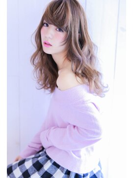 ルーヴル 西宮北口(Louvre) 【透明感☆グレージュカラー】ヘーゼルベージュニュアンスカラー