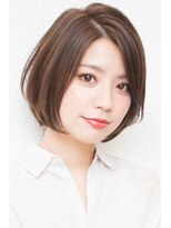 モニカ 西宮北口(Monica)&nbsp;大人かわいいグレージュ小顔ナチュラルショートボブ