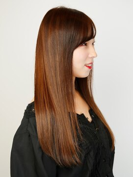 ウェーヴ 浜松小豆餅店(wave) 〈wave小豆餅店〉アッシュブラウン 縮毛矯正 髪質改善