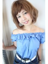 トゥーリ 筑紫野店(tuuli)&nbsp;30代40代小顔ふんわりくびれ無造作カールセミディボブ