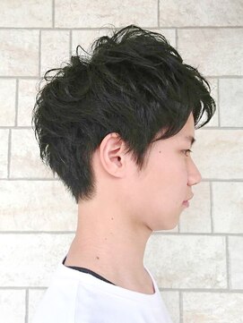 アメイジングヘアー 千歳店(AMAZING HAIR) 【AMAZING HAIR 千歳店/風間】束感ハンサムショート