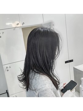 パール(PEAR+L) 乙女のくすみブルー×ダークアッシュ×ニュアンスカラー