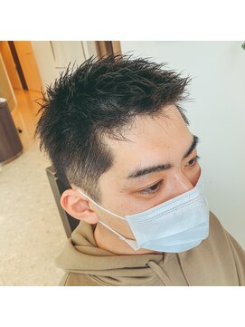 ブランシェ 西松山店 アップバングショート【ソフトモヒカン】【ビジネス】