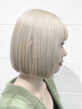 ココ 原宿(KOKO) 黒髪 小顔 クラゲヘアー オリーブグレー ココアベージュブロンド