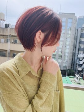 ロンド ストラーダ 心斎橋(Lond strada) ショート×ハイライト白髪ぼかし×シルキーベージュ[心斎橋]