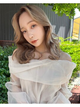 ボタン ハカタ(VOTAN hakata) 【YU_KA】ミルクティーベージュ×顔まわりカット