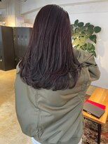 メリー オオサカ(Merly Osaka)&nbsp;ワンカラーでも透け感たっぷり！_dark lavender ash_