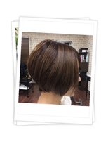 ナチュラルピー 真上店(Natural.P)&nbsp;☆前下がりショートボブ☆