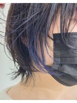 ゴウトゥデイ 横須賀店(GO TODAY)&nbsp;ボブウルフ ブルーラベンダーのイヤリングカラー