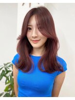 ピープスアンドスー 表参道 渋谷(Peeps&Suu.) 綺麗目オトナ韓国ヘアレイヤーカットワンホンヘア 20代30代