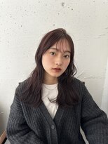 クリーク ボイス ヘアー 東原店(CLIQUE voice hair)&nbsp;ミディアムヘア×顔周りレイヤー