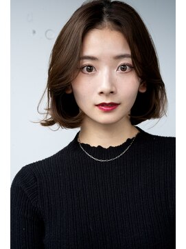 レノラ 本町(LENORA) 20代30代大人かわいいナチュラル暗髪ゆるめパーマヘア