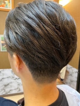 オオノ イキ堂島店(ONO) センターパート×テーパー＆シャドーフェード