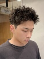 メンズサロン ガウディ 梅田茶屋町店(men's salon Gaudi)&nbsp;スパイキーショート×メンズベリーショート×刈り上げ無し