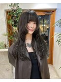 【RECIEL伊勢 世古口】オリーブグレージュカラー