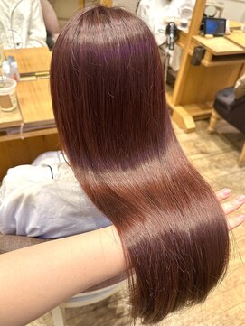 バイオレット 表参道店(Violet) マロンブラウンブリーチなしカラーこっくりカラー髪質改善NA-41