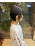 切りっぱなしボブ