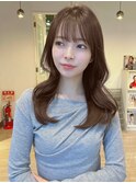 20代30代40代◎韓国ヘアー顔周りレイヤー似合わせカットロブ