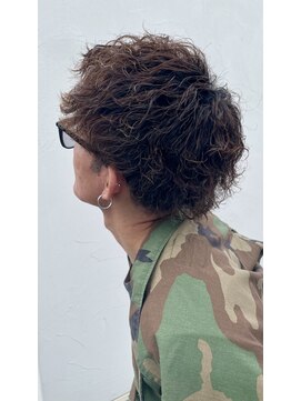 ジュエ ヘアー デザイン(Jue hair design) ツイストスパイラルパーマ/ショート/ツーブロ