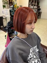 ヘアースペースブルーム ヒーロー 園田店(HAIR SPACE BLOOM hero)&nbsp;オレンジカラー